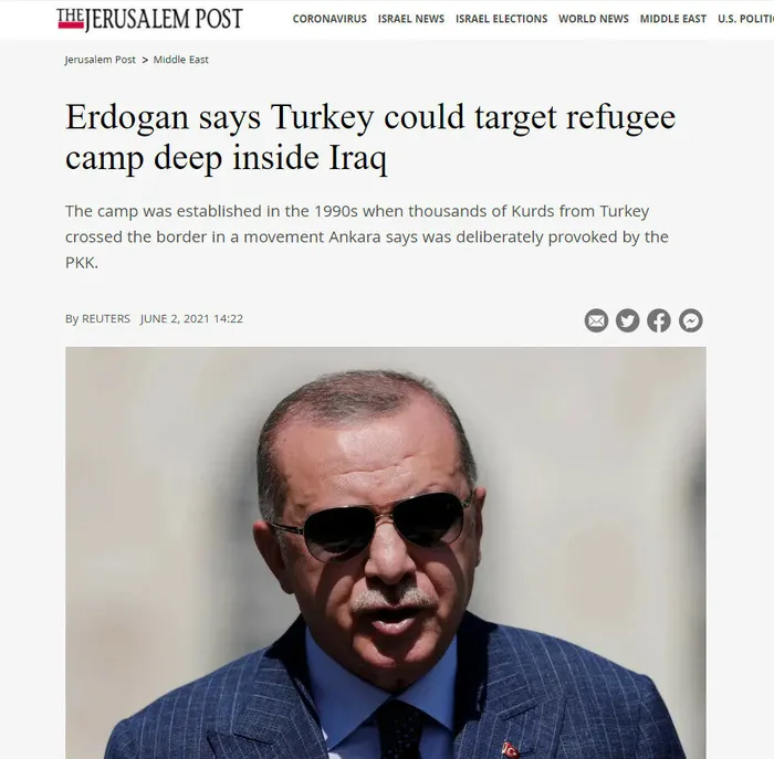 Son dakika: Başkan Erdoğan’ın Mahmur Kampı açıklaması dünya medyasının gündeminde: Türkiye geniş çaplı operasyona hazırlanıyor - 3