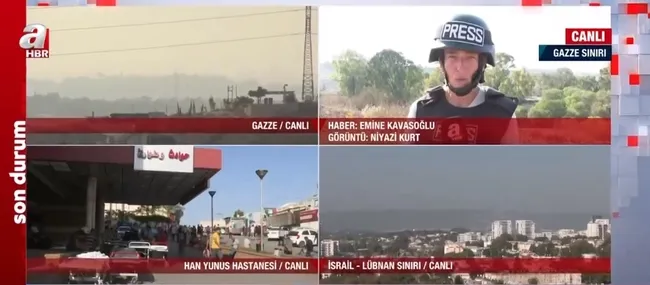 Gazze 19. güne yine katliamla uyandı! A Haber savaşın sıcak bölgelerinden canlı takipte