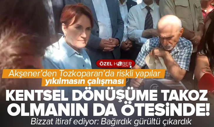 Akşenerden itiraf: Bağırdık gürültü çıkardık