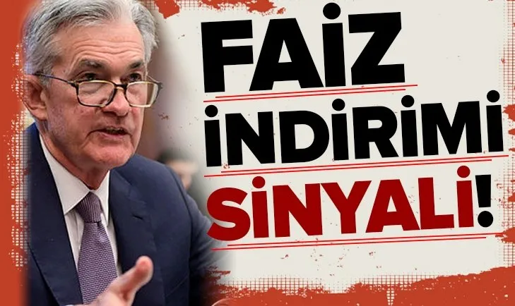 Fed Başkanı Jerome Powell'dan faiz indirimi sinyali