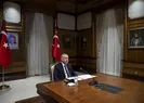 Başkan Erdoğan, Macron ile görüştü