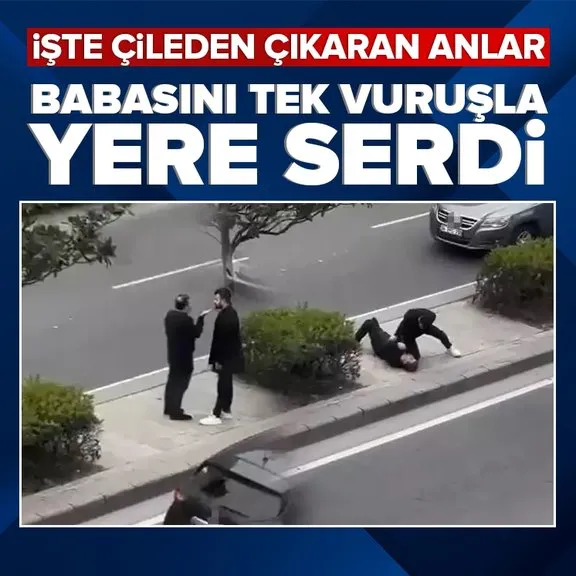 Babasını tek yumrukla bayılttı