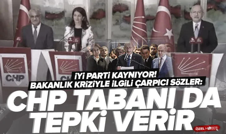Sadece İP değil CHP tabanı de reaksiyon verir