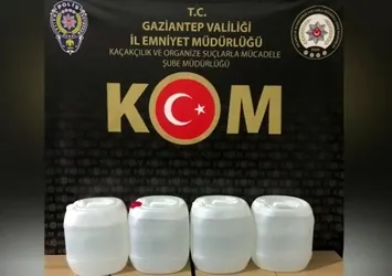 Gaziantep'te kaçak alkole ''zincir'' darbesi