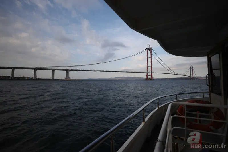 1915 Çanakkale Köprüsü için büyük gün: İlk adım atıldı! 318 metre yükseklikten görüntülendi 15