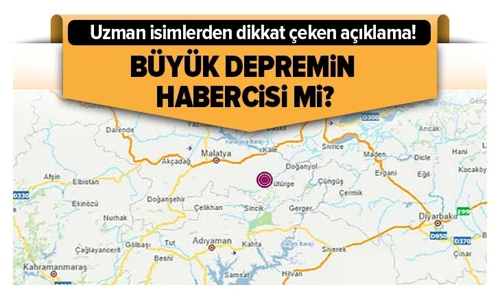 Malatya depremi büyük depremin habercisi mi? Uzman isimlerden dikkat çeken açıklama