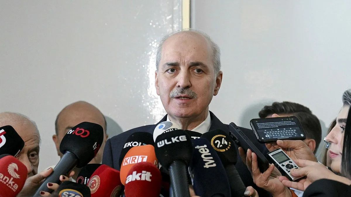 TBMM Başkanı Numan Kurtulmuş'tan AK Parti'ye yeni anayasa ziyareti