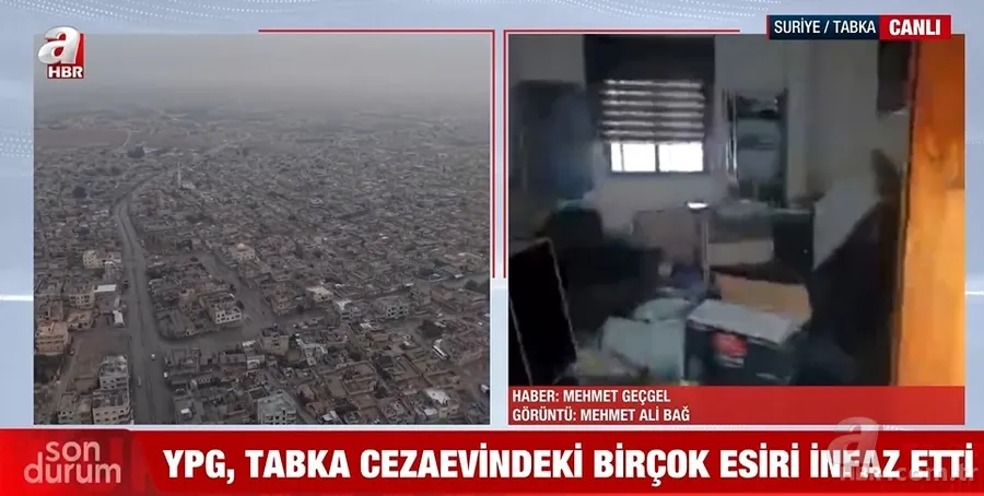 A Haber YPG’nin infazlar yaptığı hapishanede! Teröristler geride yıkım bırakıyor 18