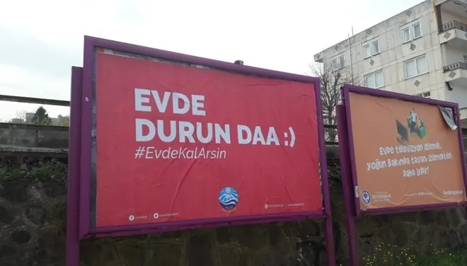 1586071103893.jpg Trabzon'da belediyeden şiveli mesaj: Evde durun daa - 1