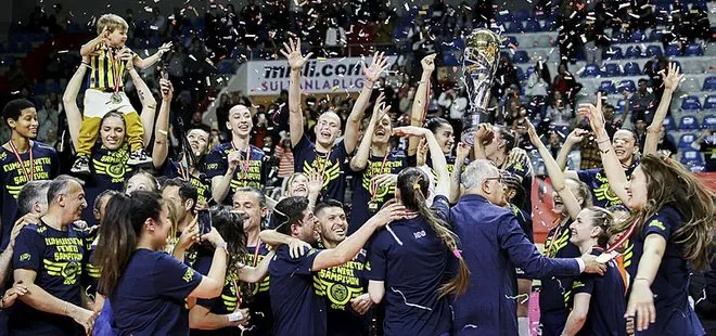 Sultanlar Ligi’nde şampiyon Fenerbahçe! Sarı lacivertlilerin 6. şampiyonluğu...