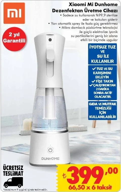 ŞOK market yarın açık mı? 21 Kasım 2020 ŞOK aktüel ürünler kataloğunda neler var? Dezenfektan üretme cihazı...
