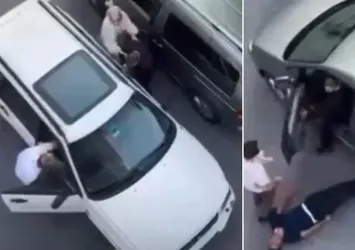 Bakan Yerlikaya duyurdu! Yol verme kavgasında sürücüyü darbeden trafik magandası gözaltında