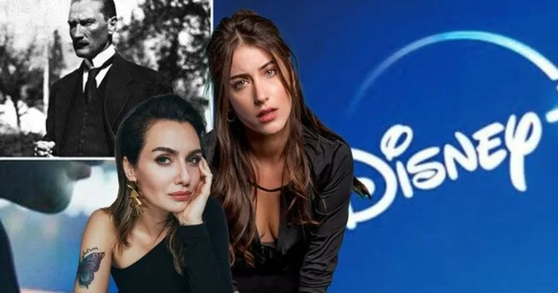 Hazal Kaya ve Birce Akalay Disney'in Atatürk filmi yasağına üç maymunu  oynadı! Tepkilerin odağı oldular
