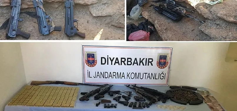 Diyarbakır'da silah ve mühimmat ele geçirildi