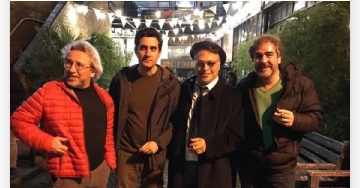 Tek fotoğrafta 4 Türkiye düşmanı: Can Dündar, Mehmet Ali Alabora, Barbaros Şansal ve Deniz Yücel
