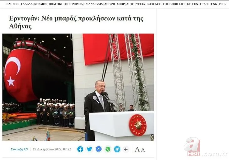 Başkan Erdoğan’ın Rahat durmazlarsa gereğini yaparız sözleri Yunan basınında! Tayfun füzesinin o özelliğine dikkat çekildi