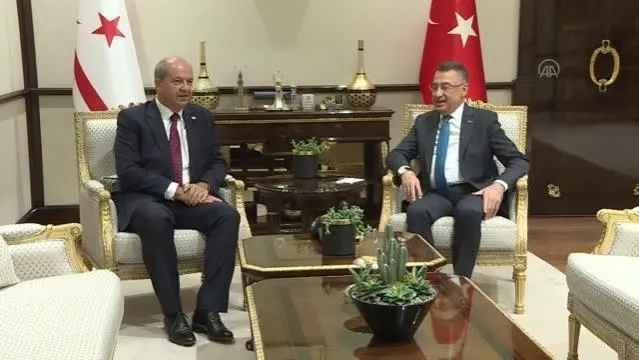 Son dakika: Cumhurbaşkanı Yardımcısı Fuat Oktay ile KKTC Cumhurbaşkanı Ersin Tatar’dan önemli açıklamalar