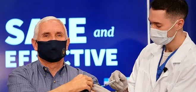 ABD Başkan Yardımcısı Pence canlı yayında koronavirüs aşısı oldu