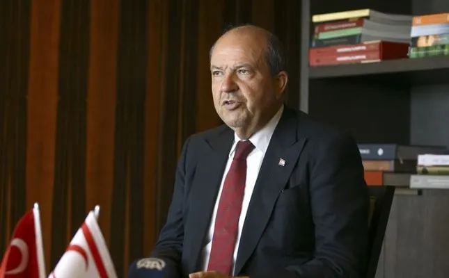 KKTC Cumhurbaşkanı Ersin Tatar.