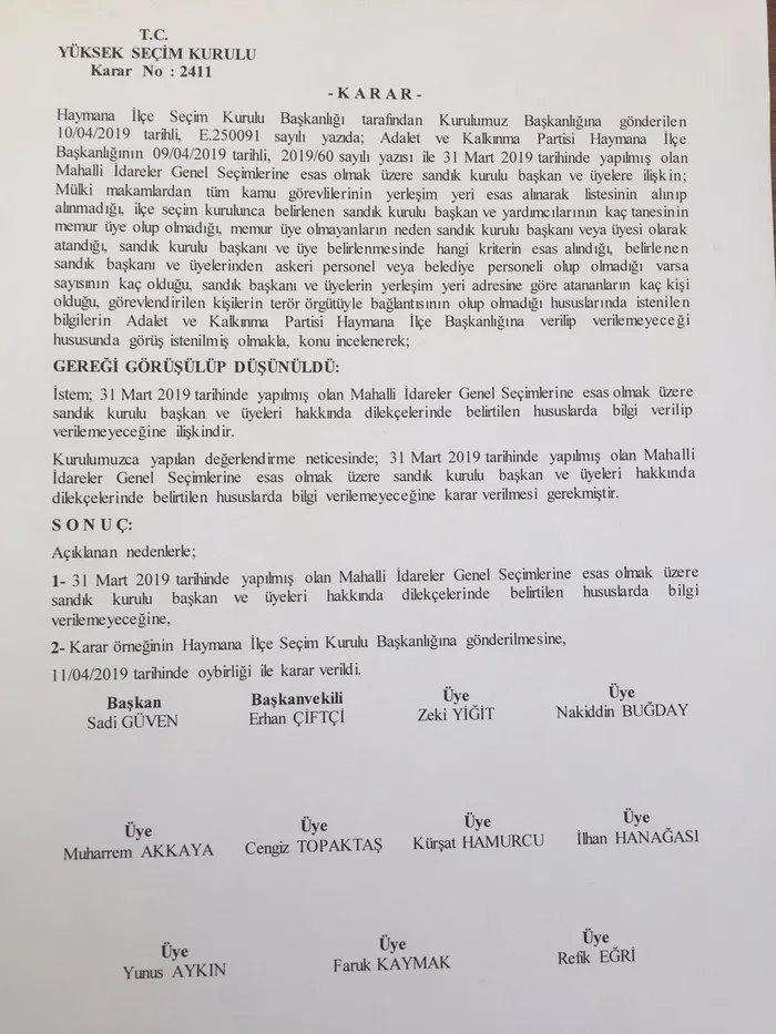 AK Parti’den seçim itirazlarında muhalefetin diline doladığı iddiaya belgeli yanıt