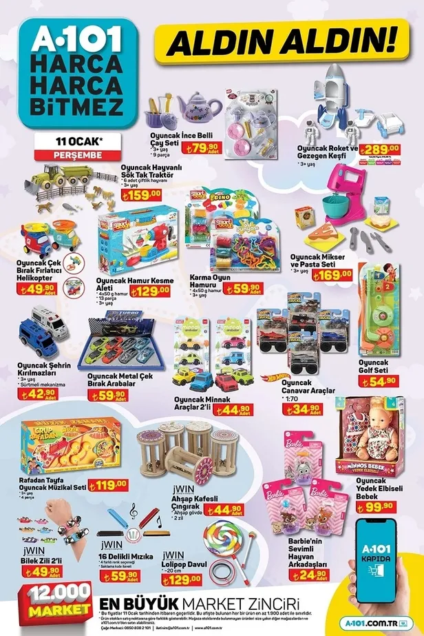 12 Ocak A101 aktüel ürünler kataloğu yayınlandı! A101’de Dik süpürge, akıllı TV ve saat, kablosuz kulaklık ve daha yüzlerce ürün ucuza satılacak