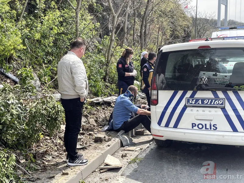 İETT otobüsü Beykoz'da kayalara çarparak durabildi! 5 yolcu yaralandı 2