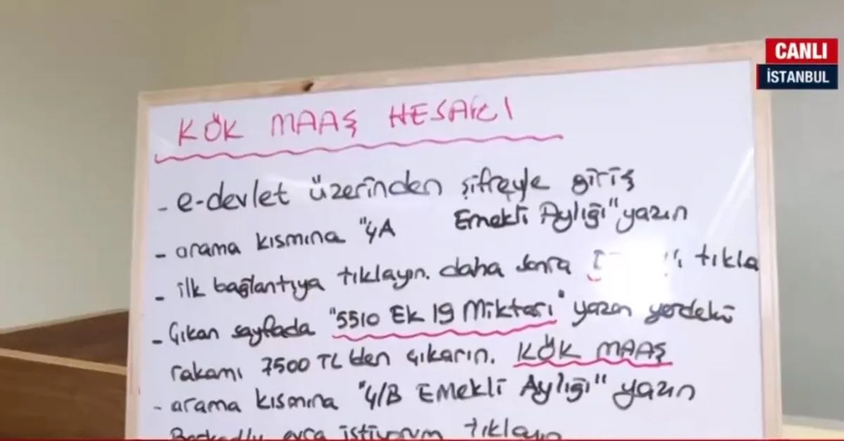 Kök maaş nedir? Kök maaş nasıl hesaplanır? Emekliler ek zam alacak mı?