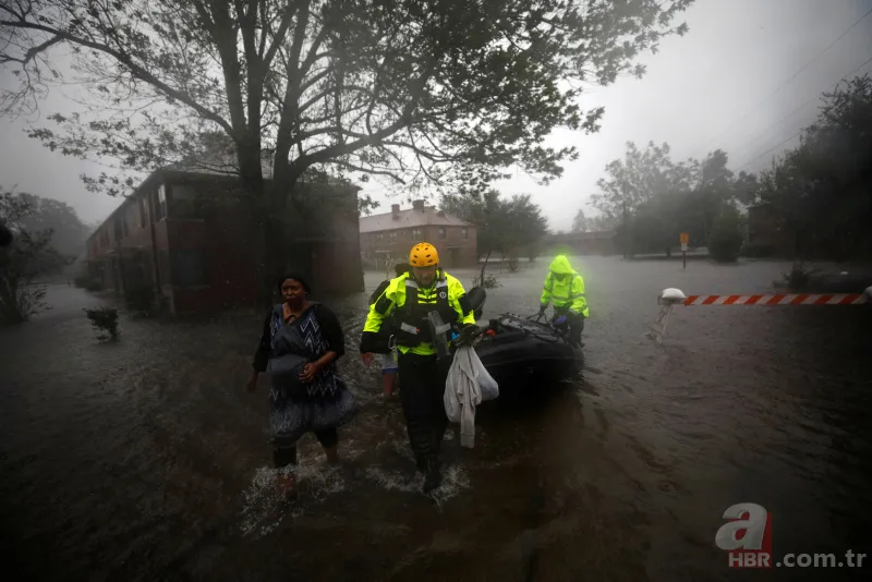 Florence kasırgası etkisini göstermeye başladı 1