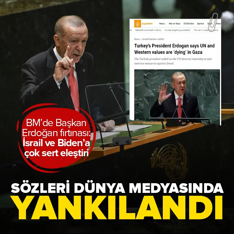 Başkan Erdoğan BMye damgasını vurdu!