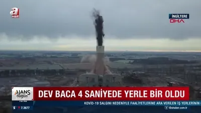 Dev baca 4 saniyede yerle bir oldu