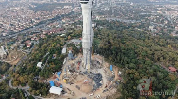Çamlıca Kulesi'nde geri sayım başladı! Son parçaları yerleştiriliyor... 5