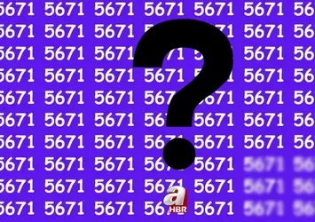 Resimdeki 5971 sayısını 10 saniyede bulabilir misiniz? Görebilen çok az kişi var!