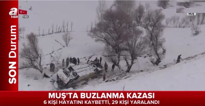 Muş'ta yolcu otobüsü devrildi: 6 ölü, 29 yaralı - 3