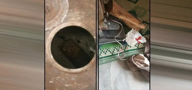 Afrin’deki evde, soba içinde el yapımı patlayıcı