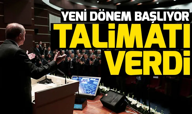 Başkan Erdoğandan teşkilatlara yerel seçim talimatı