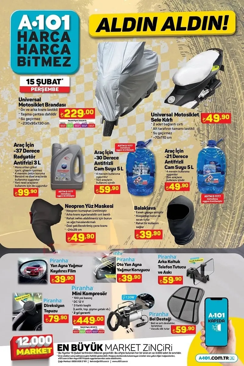 15 Ocak aktüel ürünler kataloğu! A101 indirim gelecek yeni ürünleri belirledi! İşte yeni indirim afişi…
