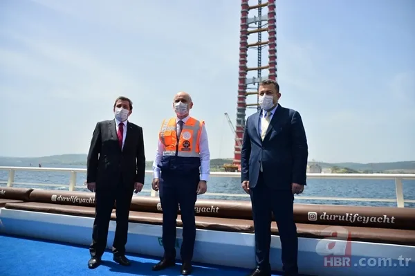 1915 Çanakkale Köprüsü'nün 318 metrelik çelik kuleleri tamamlandı 9