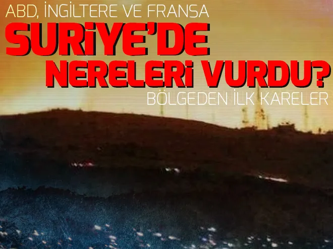 ABD Suriye'yi vurdu - 1