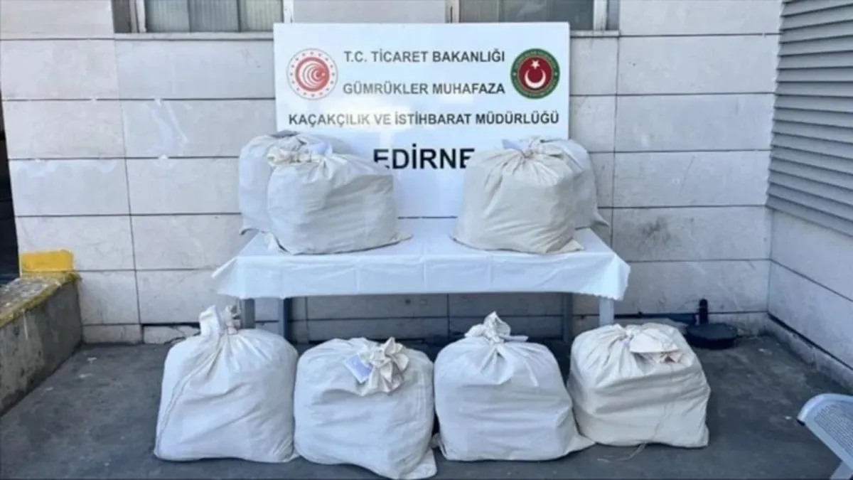 Kapıkule'de uyuşturucu operasyonu! 77 kilo 36 gram sentetik hap ele geçirildi