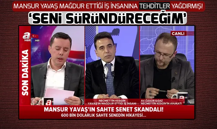 Mansur Yavaş, mağdur ettiği Necmettin Kesgine tehditler yağdırmış!