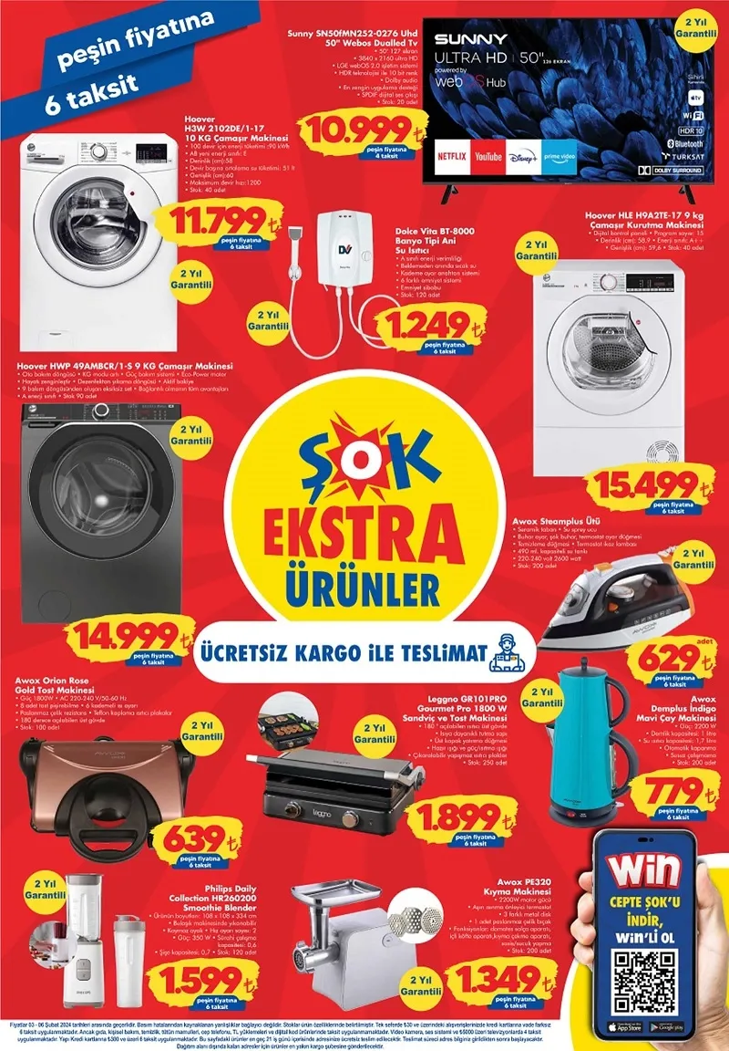 Bu Hafta ŞOK'ta Duşa Kabin ve Banyo Dolabı İndirimde! 2 Şubat ŞOK Aktüel İndirim Kataloğu - 2