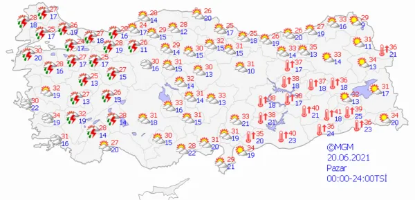 1623876544198.png Meteoroloji Genel Müdürlüğünden son dakika açıklaması! Sağanak yağış ne zaman sona erecek? Havalar ne zaman açacak? İstanbul Ankara İzmir hava durumu - 6