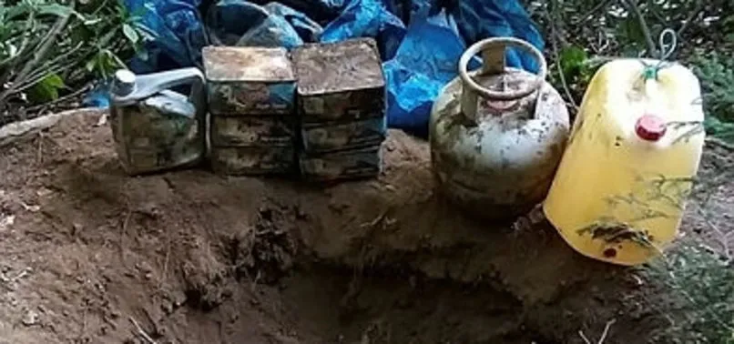 Son dakika: Gümüşhane kırsalında PKK'lı teröristlerin kullandığı depo bulundu