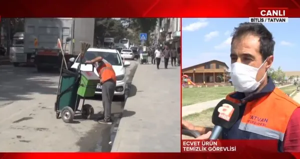 Sosyal medyaya damga vurdu! O temizlik görevlisi A Haber’de - 1