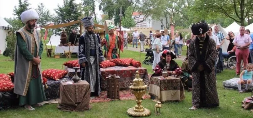 ALMANYA'DA OSMANLI SALTANAT ÇADIRI KURULDU