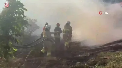 Erdek Gedeve mevkiinde arazi yangını