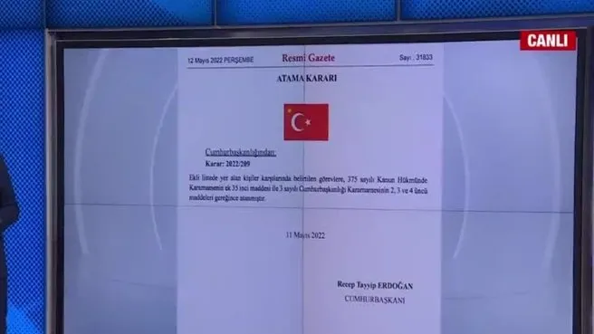 20 ilin valisi değişti | Karar Başkan Erdoğan'ın imzasıyla Resmi Gazete