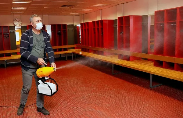 Türk Telekom Stadyumu dezenfekte edildi