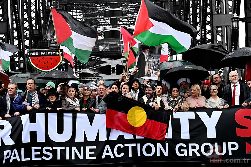 Sydney’de 90 bin kişi İsrail’in Gazze’ye saldırılarını protesto etti: “Soykırım durmalı” 11