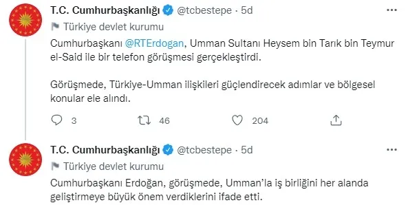 Başkan Erdoğan, Katar Emiri Şeyh Temim bin Hamad es-Sani ile görüştü - 1